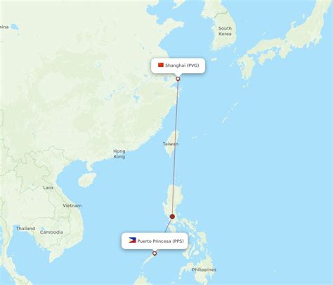 flights puerto princesa to shanghai.